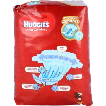 Informazioni sul Pannolino Huggies 
 Ultracomfort Taglia 4 per Bambini 7-18 Kg
