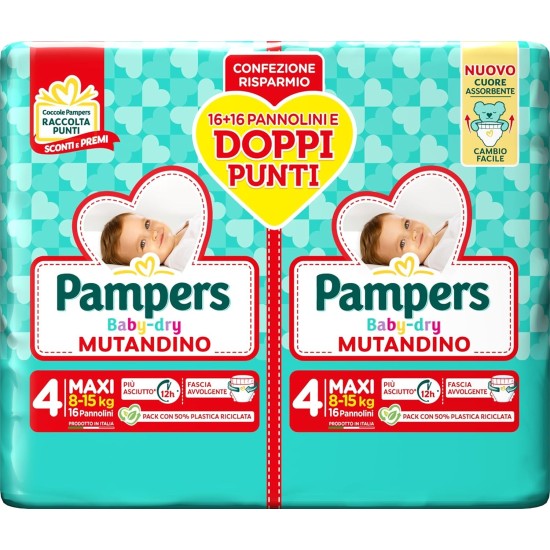 Pampers Mutandino Baby Dry - Comfort e Asciutto per il Tuo Bambino