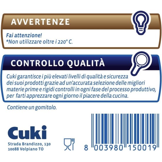 Cuki Spago da Cucina avvertenze e controllo qualità