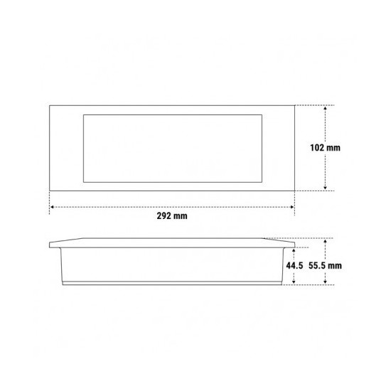 misure Lamapda di Emergenza Beghelli 1499L