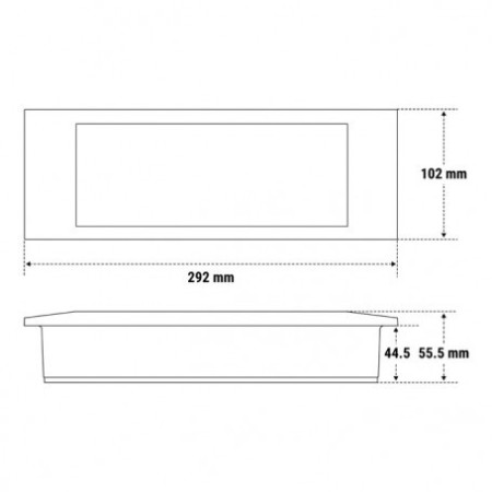misure Lamapda di Emergenza Beghelli 1499L