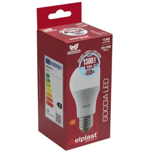 Confezione Lampadina Led Beghelli elplast 13w Luce Fredda 6500K