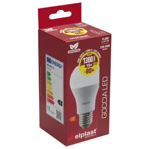 Confezione Beghelli Lampadina Led Goccia 13W - E27 Lampadina da 1300 Lumen