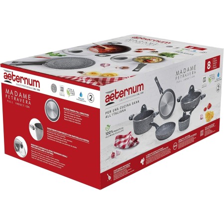 Batteria di Pentole Aeternum Madame Petravera 3.0 - 8 Pezzi