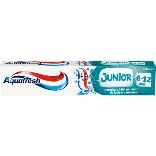 Dentifricio per Bambini Aquafresh Junior 75ml - 6/12 Anni