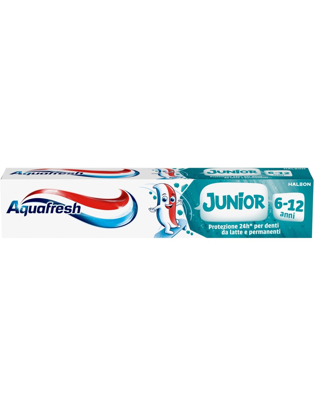 Aquafresh Dentifricio Junior 75ml - Protezione Fluoro Bambini +6 Anni