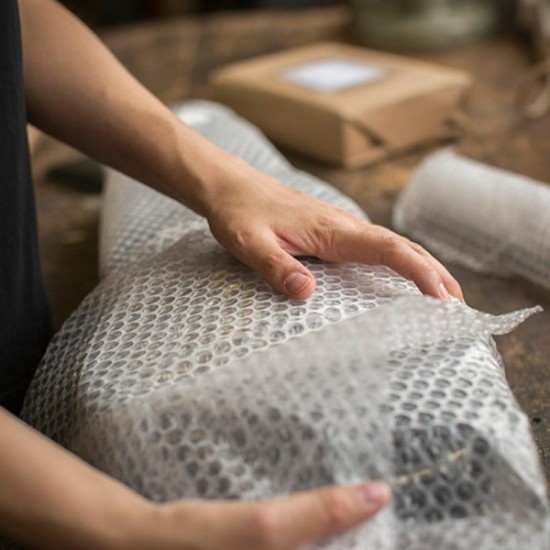 esempio di imballaggio con Pluriball