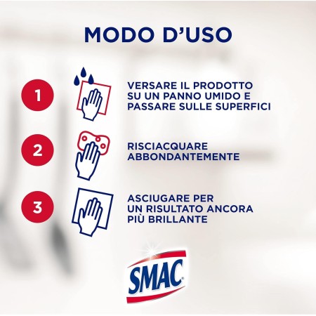 come si usa Smac Brilla Accaio Crema 520ml