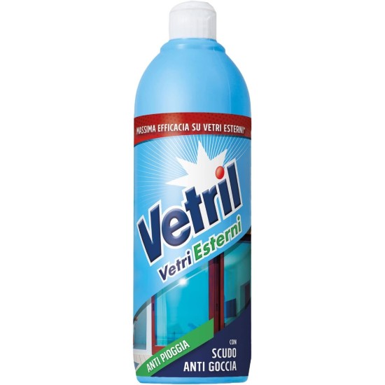 Detergente Vetri e Specchi Vetril Squeeze 650ml Antipolvere