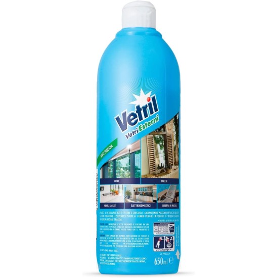 Vetril Squeeze Detergente Vetri e Specchi Antipolvere