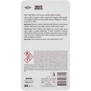 Bostik Smalto Ritocco Elettrodomestici Bianco 65ml - Ripara e Rinnova 2