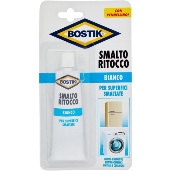Bostik Smalto Ritocco Elettrodomestici Bianco 65ml - Ripara e Rinnova
