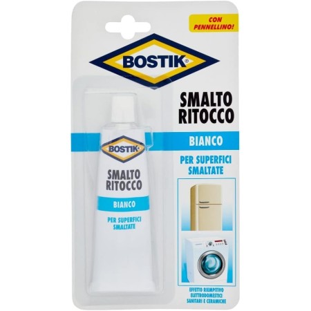 Bostik Smalto Ritocco Elettrodomestici Bianco 65ml - Ripara e Rinnova