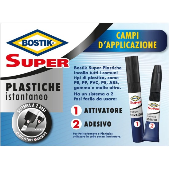 campi di applicazione Bostik Super Plastiche Istantaneo