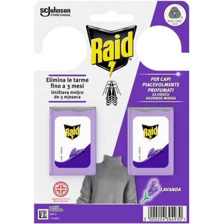 Raid AntiTarme Gel Lavanda per Armadi