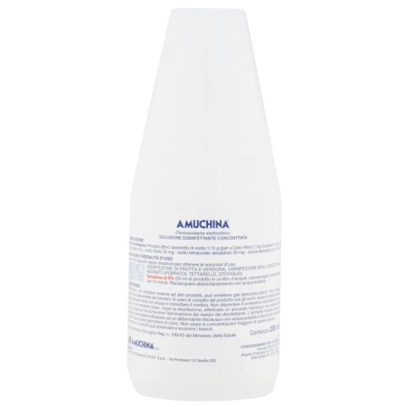 informazioni sulla confezione di Amuchina Soluzione Disinfettante Concentrata 250ml