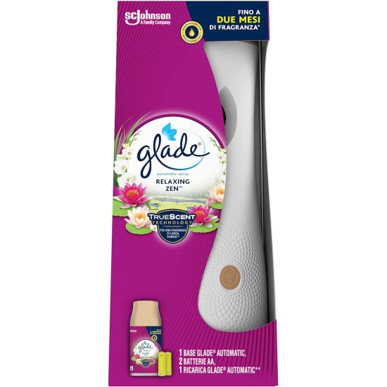 Nuovo Glade Automatic Spray Base con Ricarica Fragranza Relaxing Zen