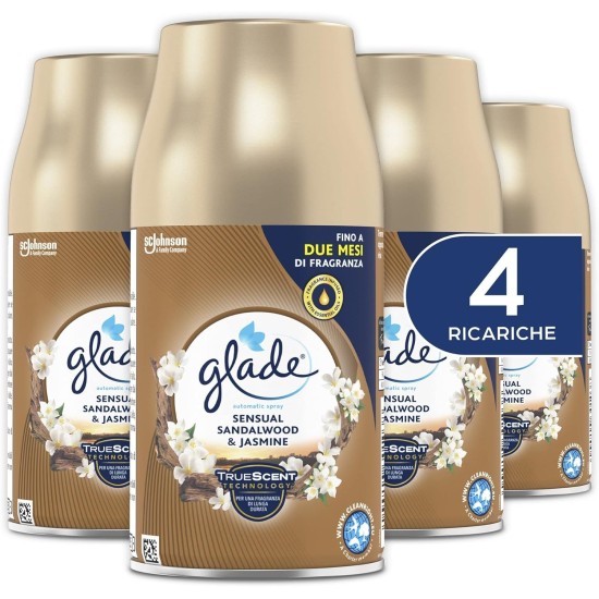 Ricariche Glade Automatic Spray 4x269ml Sandalwood e Jasmine