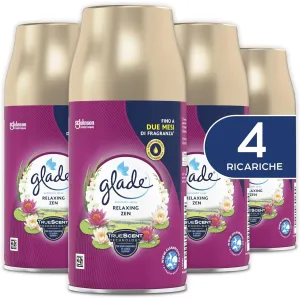 Glade Profumo ambiente 4x269ml - Spray Glade Relaxing Zen