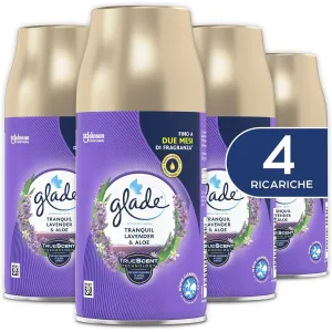 Glade Deodorante Ambiente Ricarica Spray Lavanda e Aloe 4x269ml