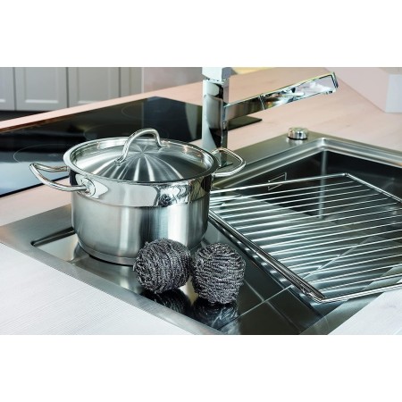 Pagliette Scotch Brite in Acciaio Inox - Pulizia Estrema 3pz