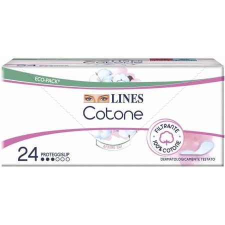 Lines Cotone Bio Proteggi Slip 100% Cotone conf 24pz