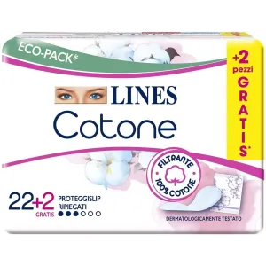 Lines Cotone Assorbente Filtrante 100% Cotone conf 22+2pz