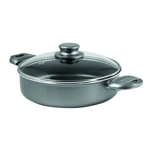 Aeternum Tegame Completo con Coperchio 24cm - Rivestimento Rinforzato Petravera