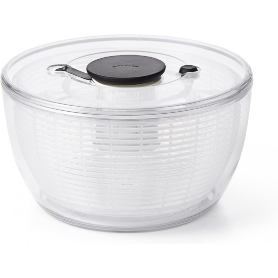 OXO Centrifuga per Insalata 4.0, Trasparente, 6 L