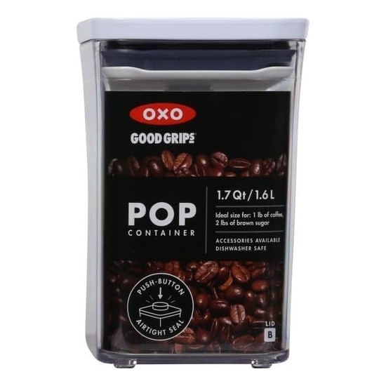 OXO Good Grips Contenitore POP 1.6L - Conserva Fresco e Organizzato