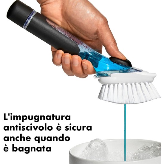 pulsante Serbatoio e Erogatore di Sapone della Spazzola Lavapiatti