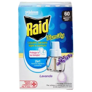Raid Ricarica Liquido Antizanzare Family alla Lavanda 36ml