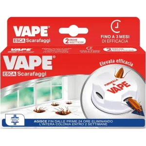 Vape Esca Insetticida Scarafaggi 2pz