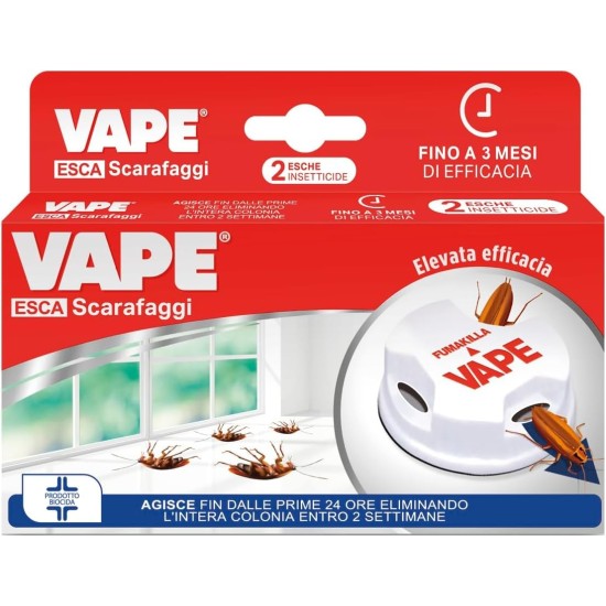 Vape Esca Insetticida Scarafaggi 2pz