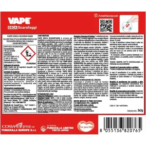 Vape Esca Insetticida Scarafaggi 2pz 2