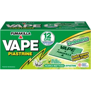 Vape Piastrine per Zanzare Verdessenza 20 pz