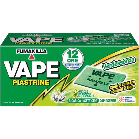 Vape Piastrine per Zanzare Verdessenza 20 pz