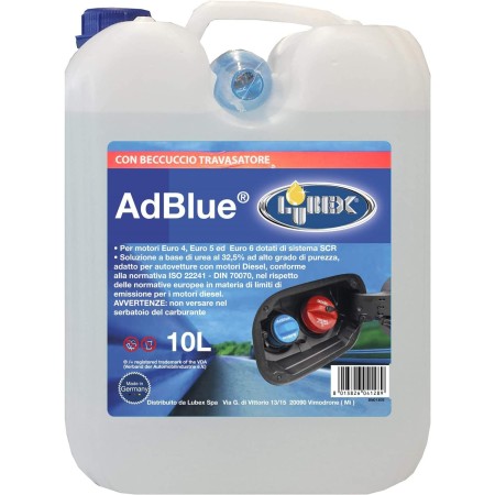 Adblue Lubex Additivo per auto diesel, 10L