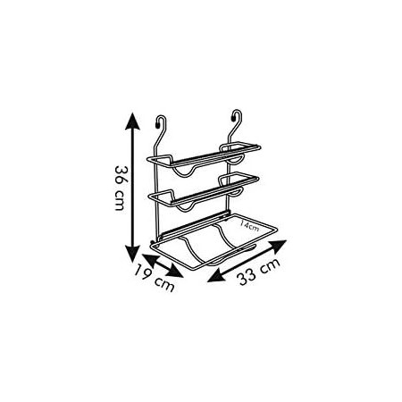 misure del Portarotolo da Cucina Tescoma Monti