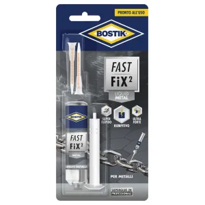 Colla Ripara Metallo Bostik Fast Fix 2 - Metallo Liquido Bicomponente