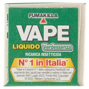 Vape Ricarica Liquida Antizanzare Verdessenza 60 notti - 30ml 2