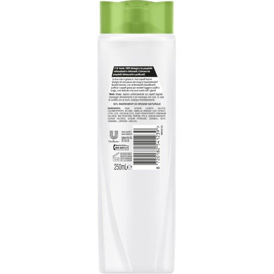 Informazioni sul Sunsilk Shampoo Tè Verde e Limone