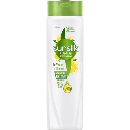 Shampoo Sunsilk Tè Verde e Limone per Capelli Grassi effetto Detox 250ml