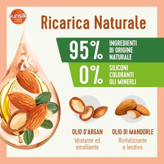 ingredienti Sunsilk Shampoo Olio d’Argan e di Mandorle