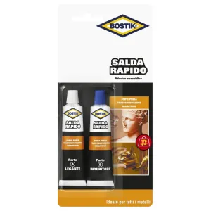 Bostik Salda Rapido Mixer Adesivo Bicomponente 2x15ml