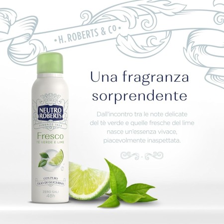 fregranza deodorante fresco verde neutro roberts