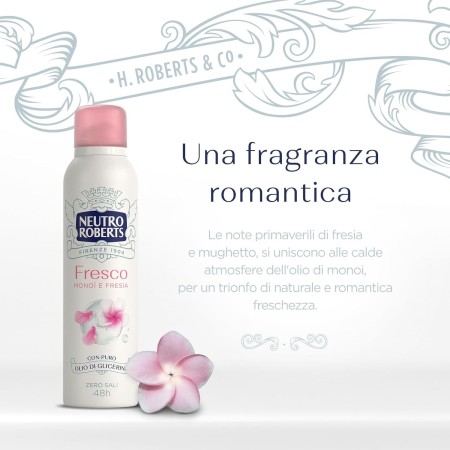 fragranza Deodorante Spray Fresco Rosa - Monoi e Fresia