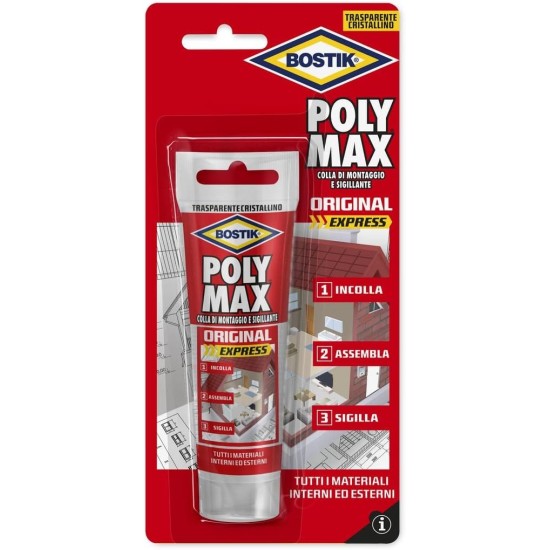Bostik Poly Max Express Trasparente 75g