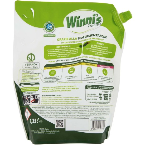Informazioni Winni's Detersivo Lavatrice 30 lavaggi