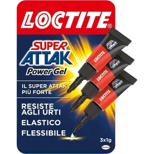 Loctite Super Attak Power Gel 3x1g